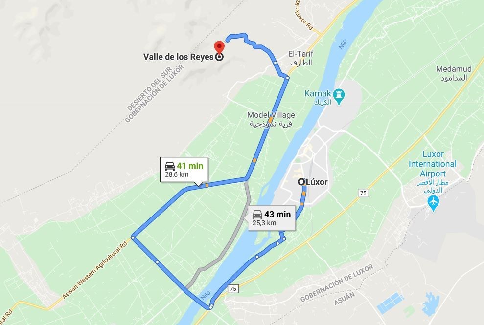 el valle de los reyes